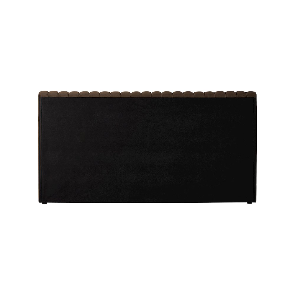 Nico Brown Velvet Full Bed