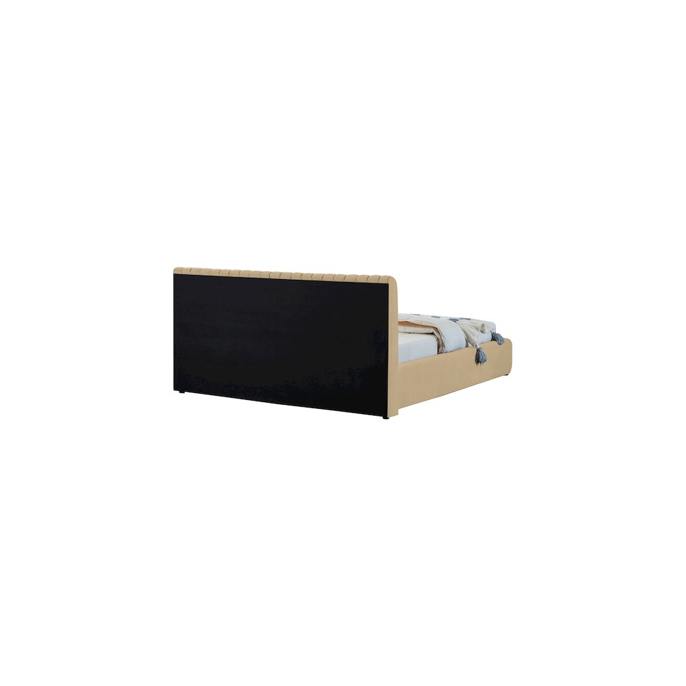 Nico Camel Velvet Full Bed