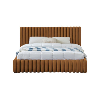 Nico Saddle Velvet Full Bed