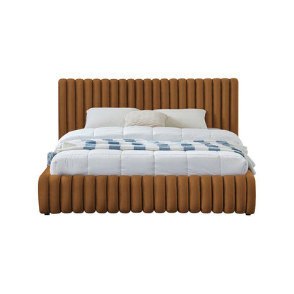 Nico Saddle Velvet King Bed