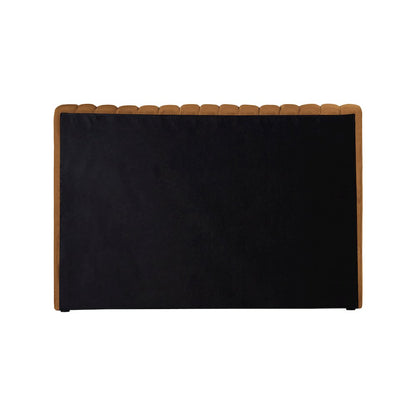 Nico Saddle Velvet Twin Bed
