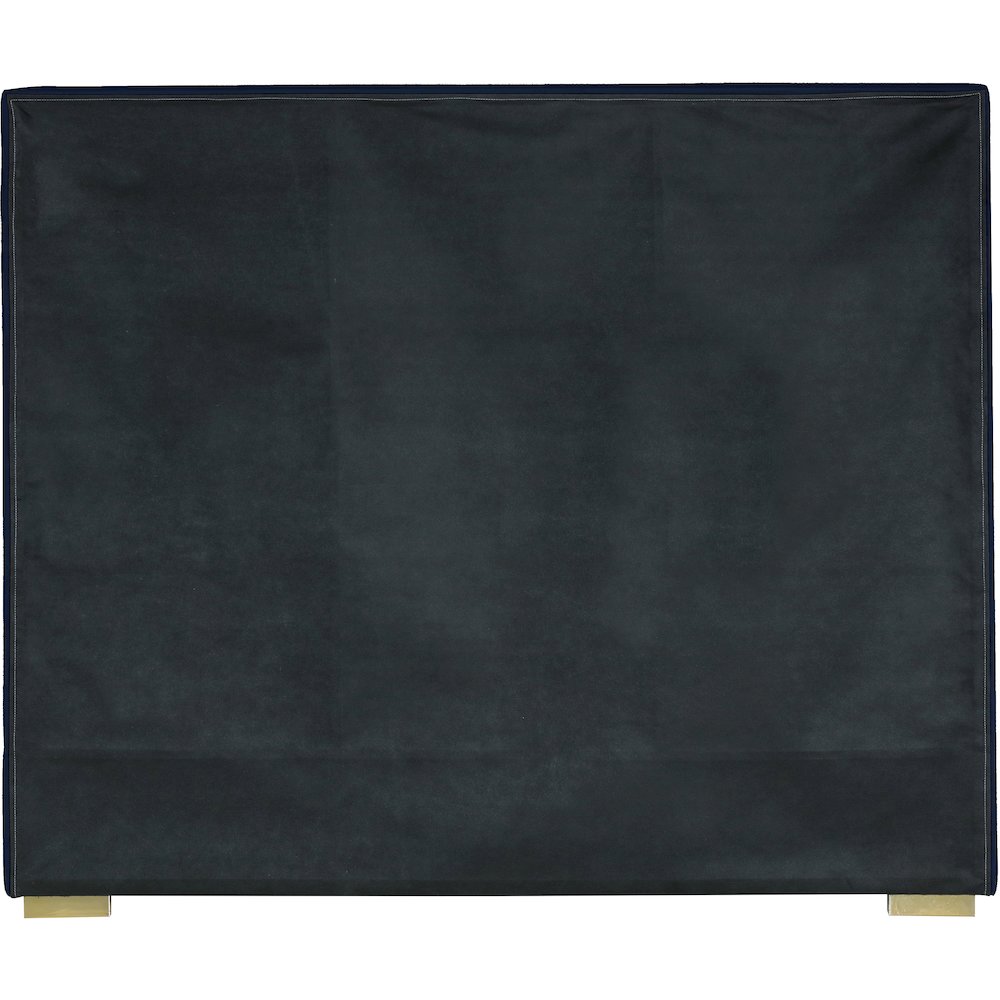 Nora Navy Velvet Full Bed