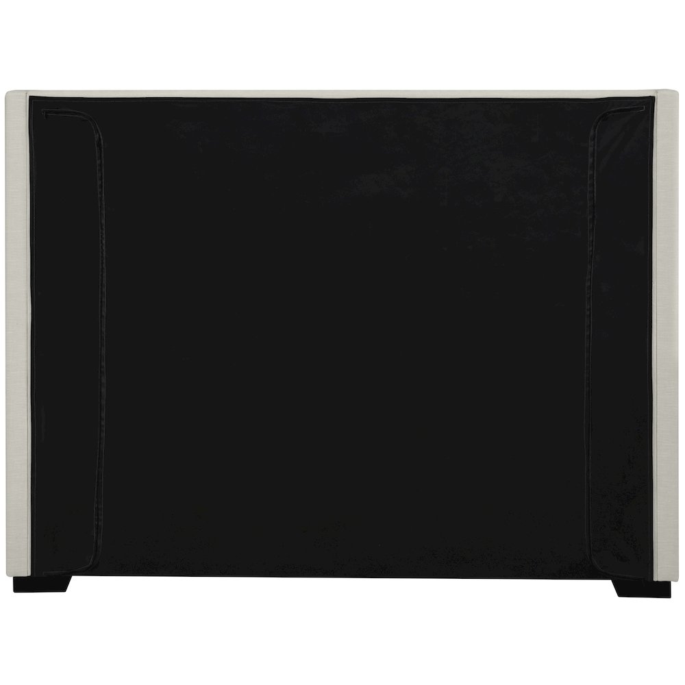 Oxford Beige Linen Textured Fabric King Bed