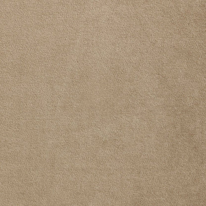 Rava Beige / Brown Velvet Upholstered Twin Bed