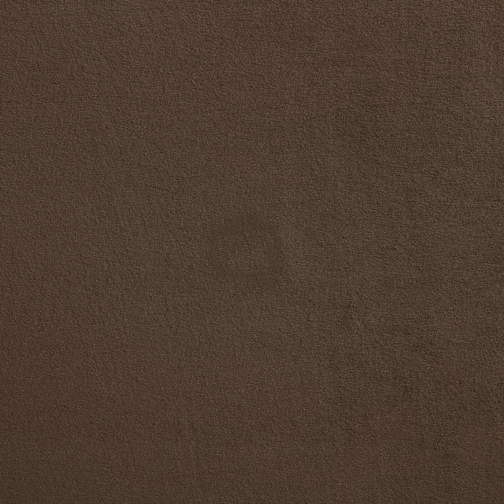 Rava Brown / Beige Velvet Upholstered Twin Bed