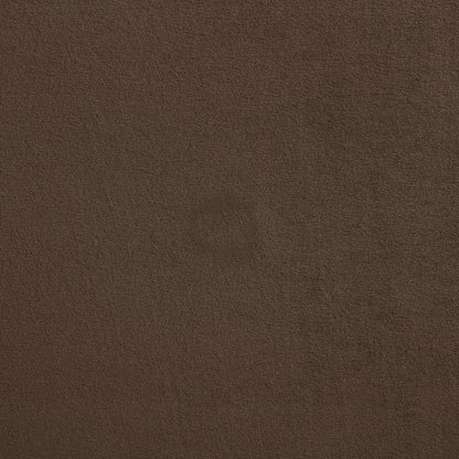 Rava Brown / Beige Velvet Upholstered Twin Bed