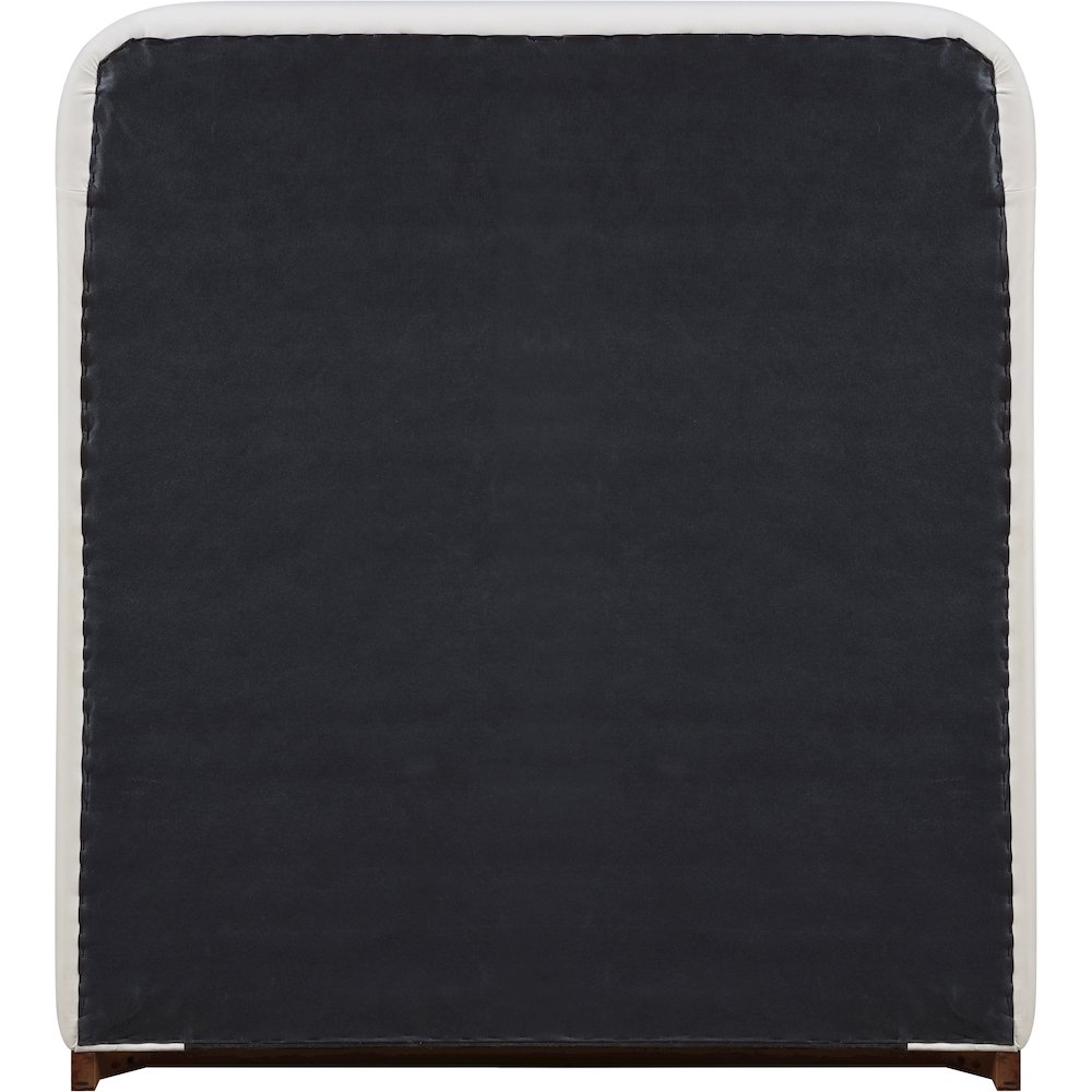 Rava Cream / Beige Velvet Upholstered Twin Bed