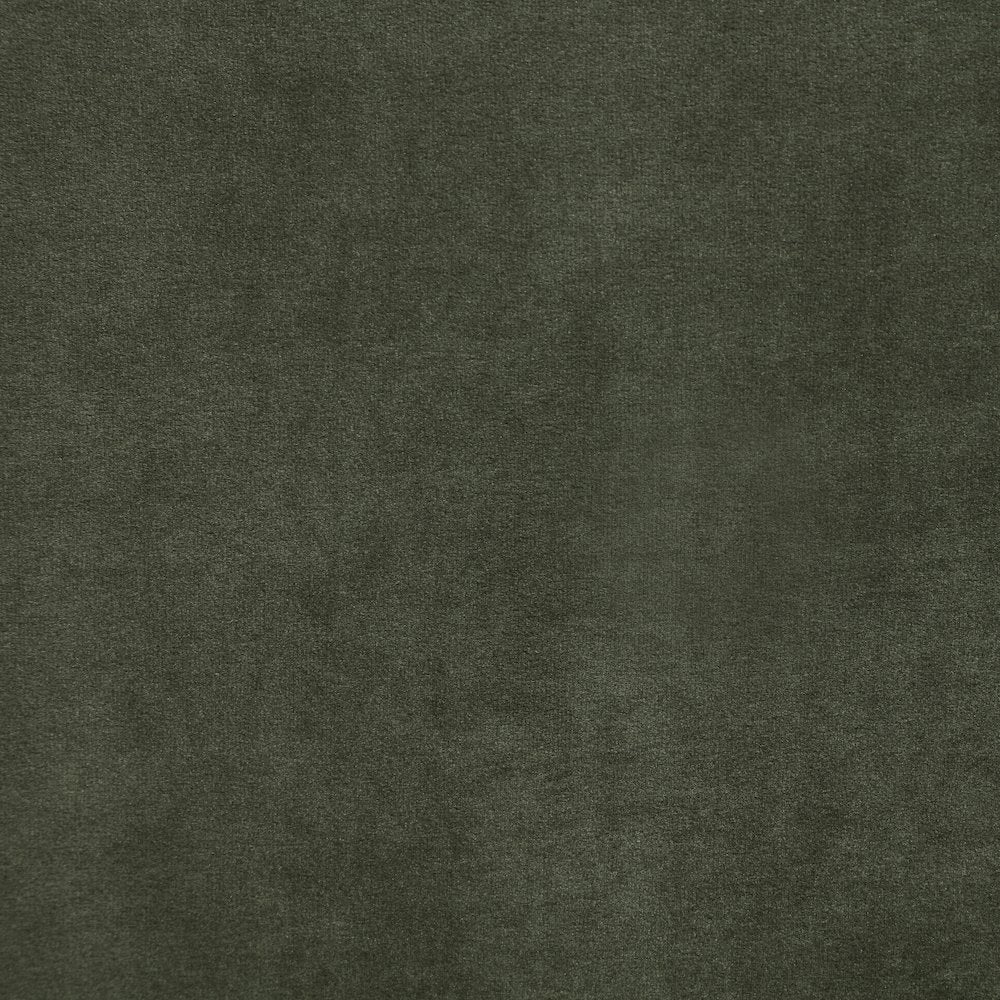 Rava Green / Brown Velvet Upholstered Twin Bed