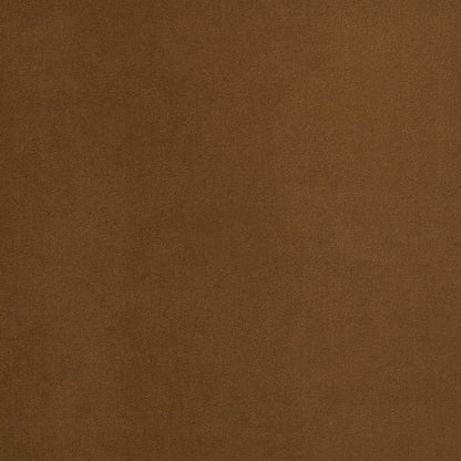 Rava Saddle / Brown Velvet Upholstered Twin Bed