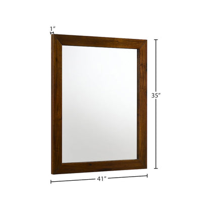 Reed Antique Coffee Mirror