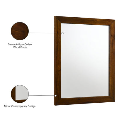 Reed Antique Coffee Mirror