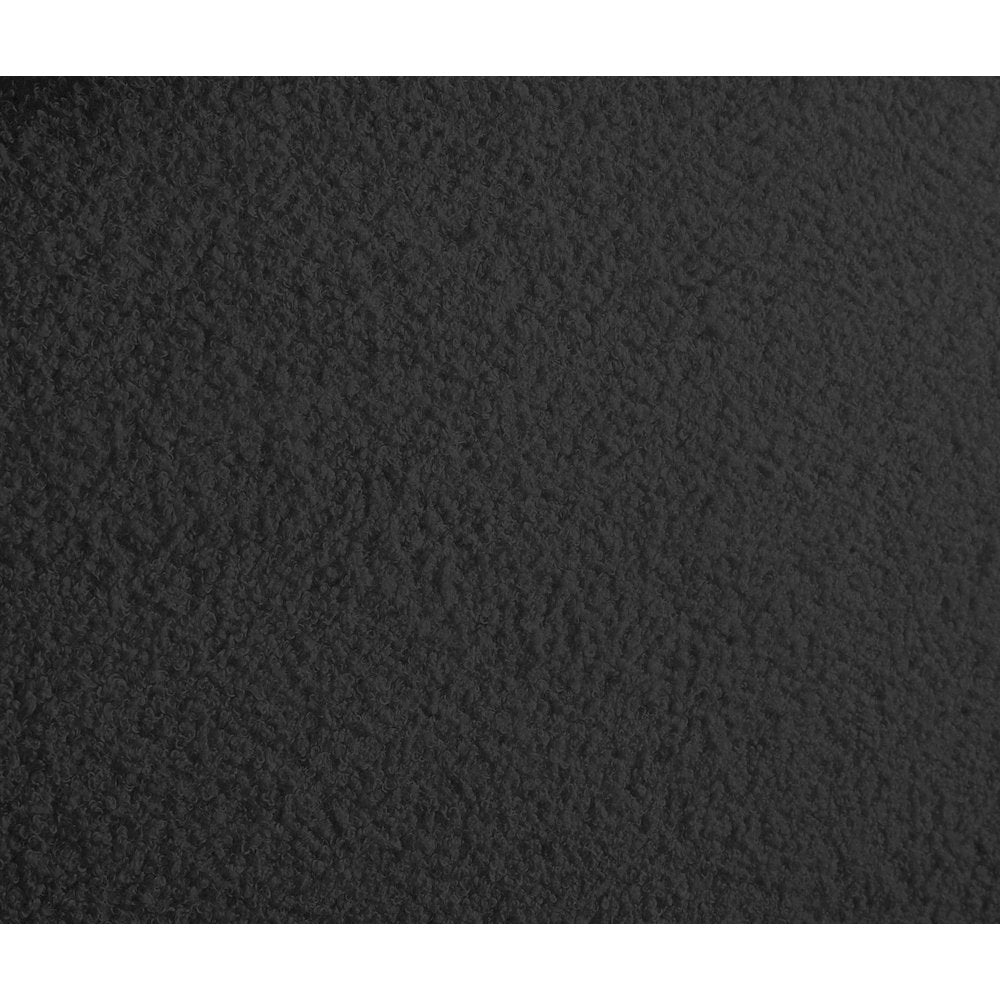 Rudy Black Teddy Fabric Queen Bed
