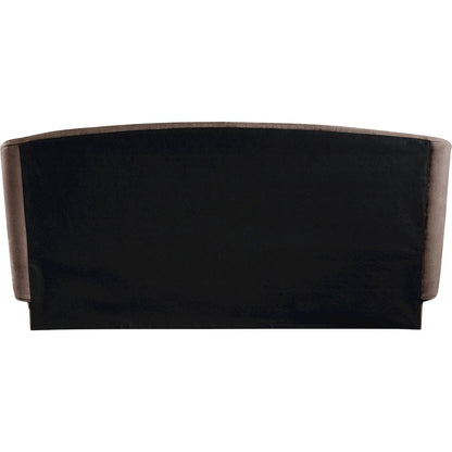 Sandro Brown Chenille Fabric Upholstered Full Bed
