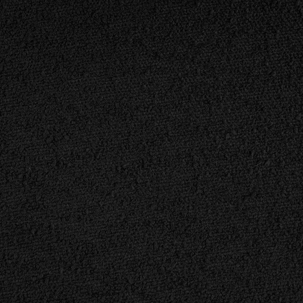 Shiloh Black Boucle Fabric King Bed