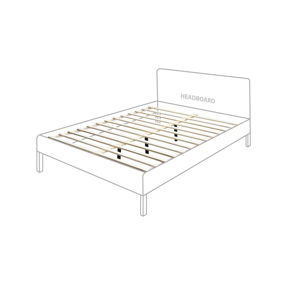 Siena Black Ash Wood Full Bed