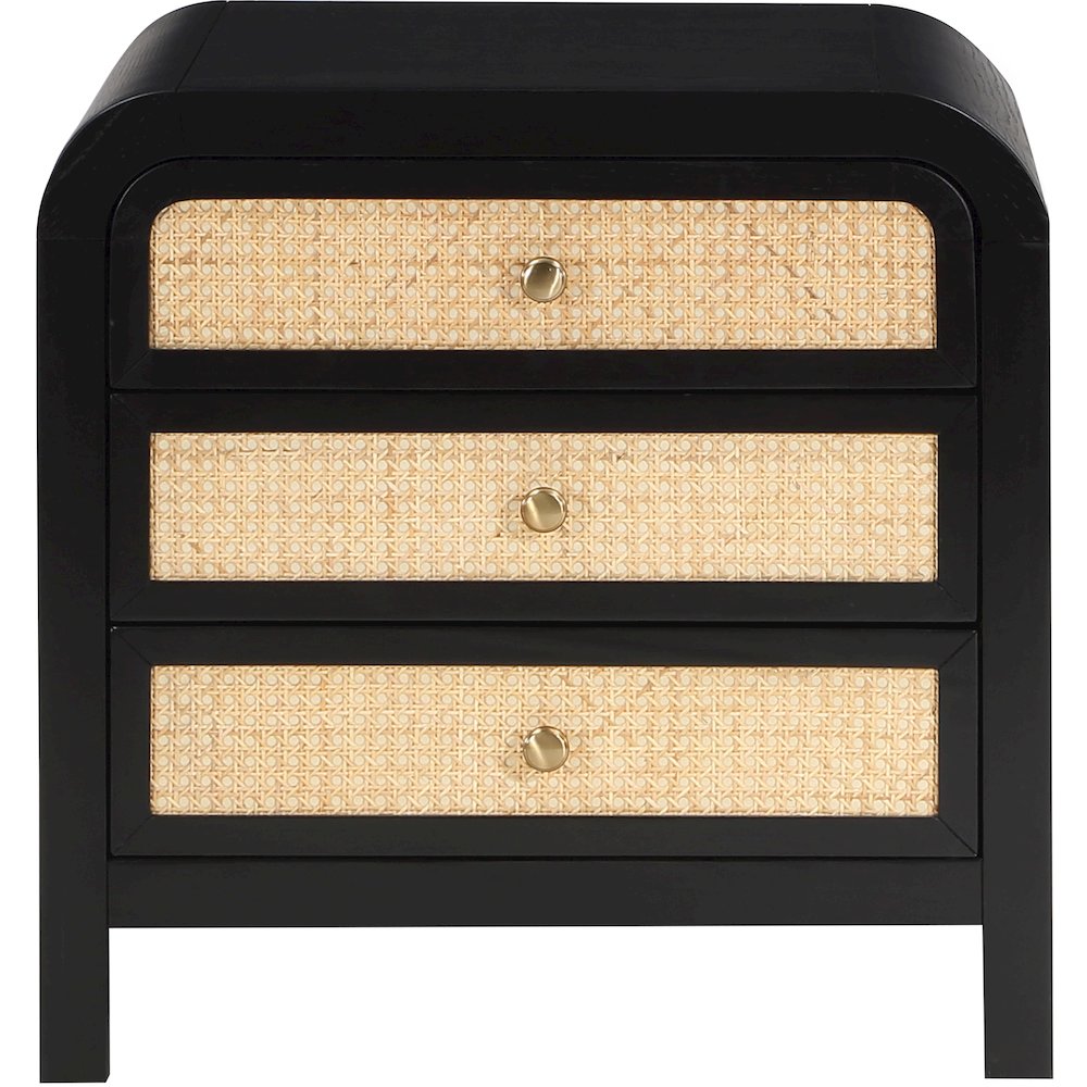 Siena Black Night Stand