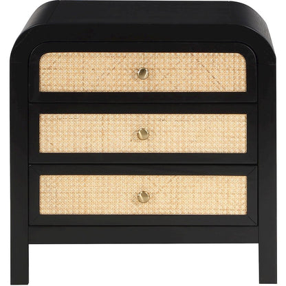 Siena Black Night Stand
