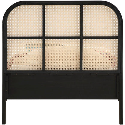 Siena Black Ash Wood Twin Bed