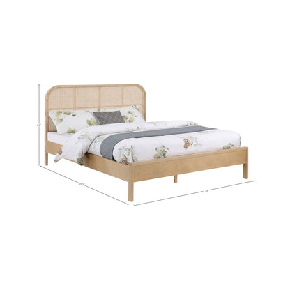 Siena Natural Ash Wood King Bed