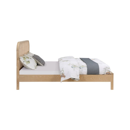 Siena Natural Ash Wood King Bed