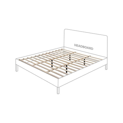 Siena Natural Ash Wood King Bed