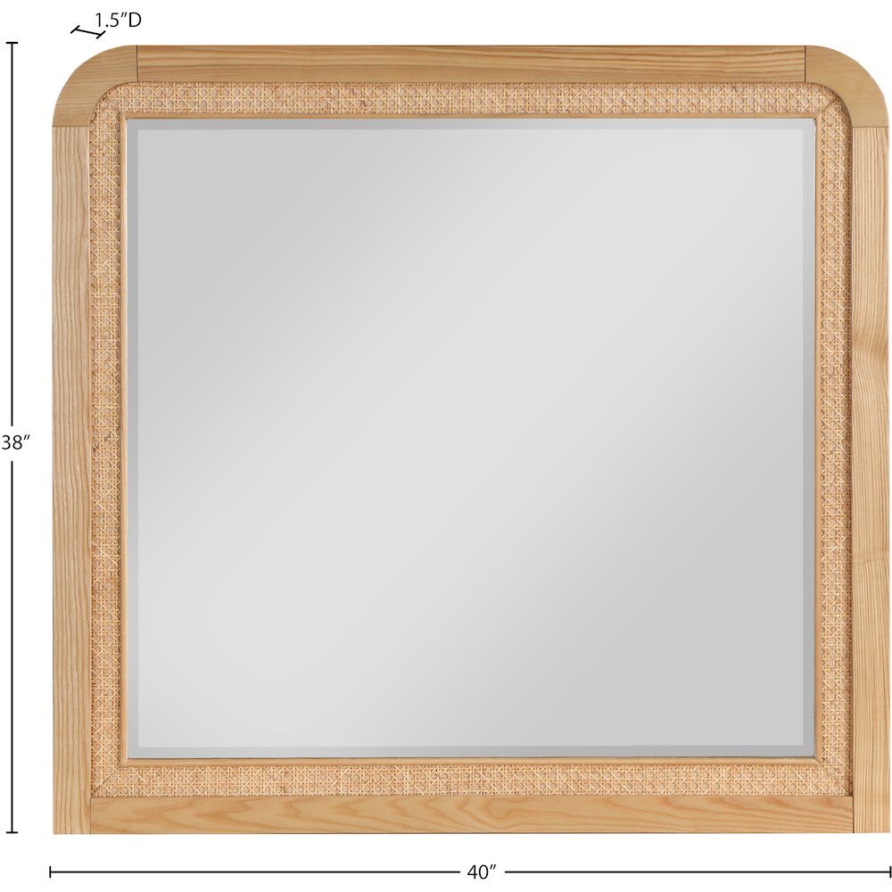 Siena Natural Mirror