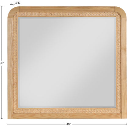 Siena Natural Mirror