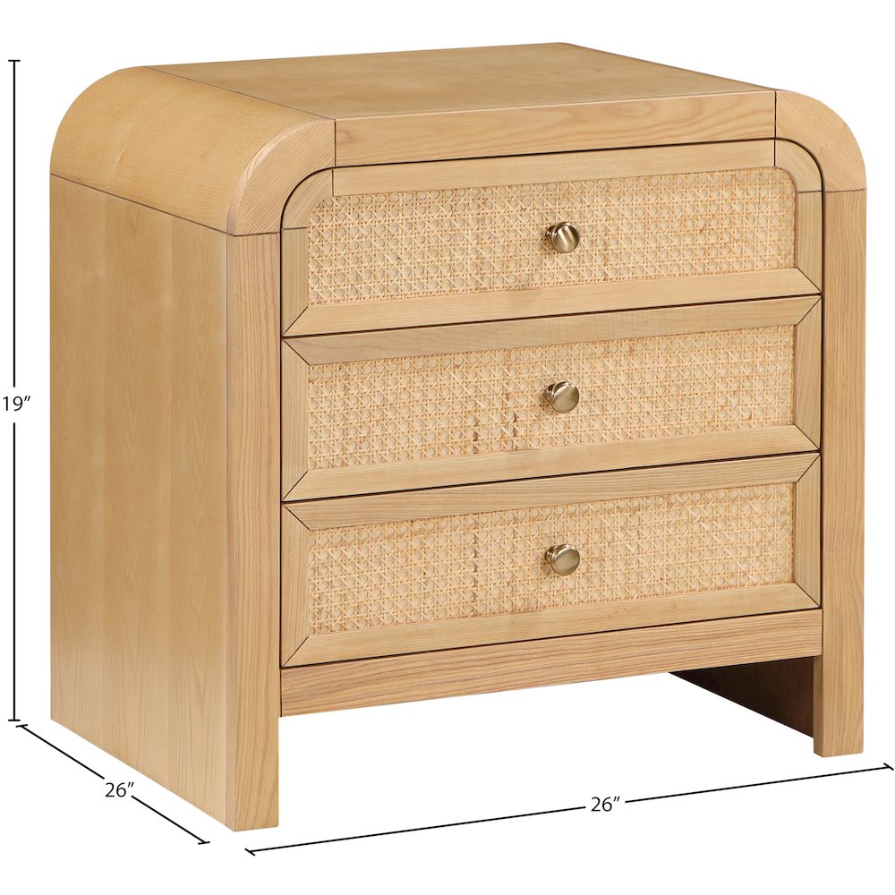 Siena Natural Night Stand