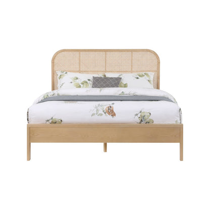 Siena Natural Ash Wood Queen Bed