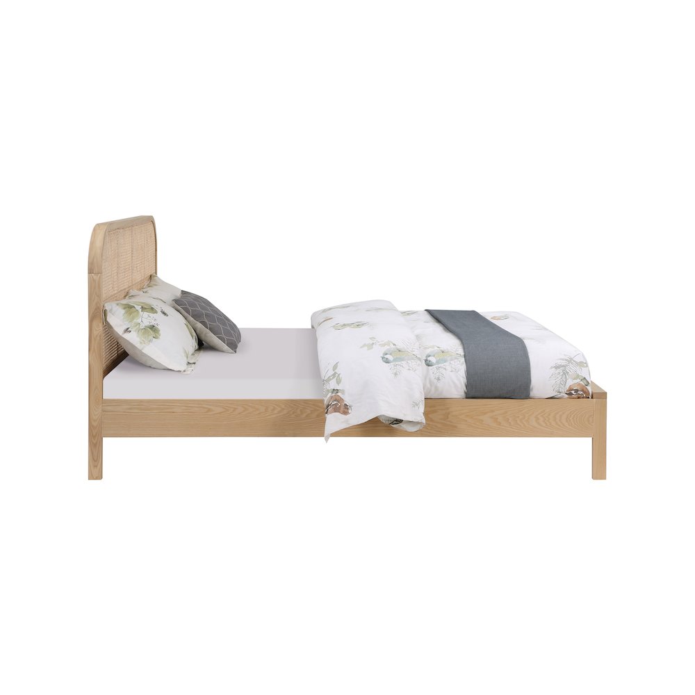 Siena Natural Ash Wood Queen Bed