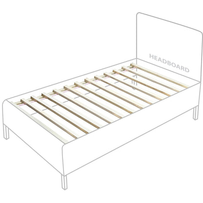Siena Natural Ash Wood Twin Bed