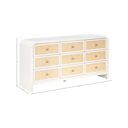 Siena White Dresser