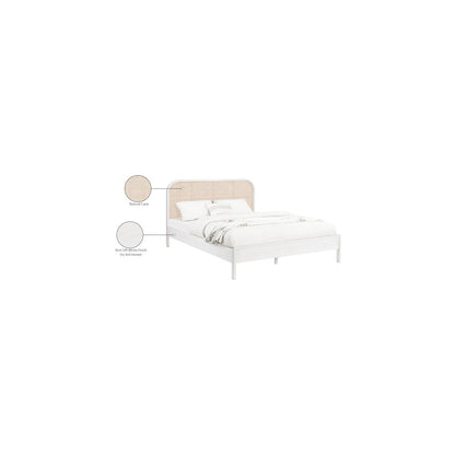 Siena White Ash Wood Full Bed