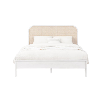 Siena White Ash Wood Full Bed