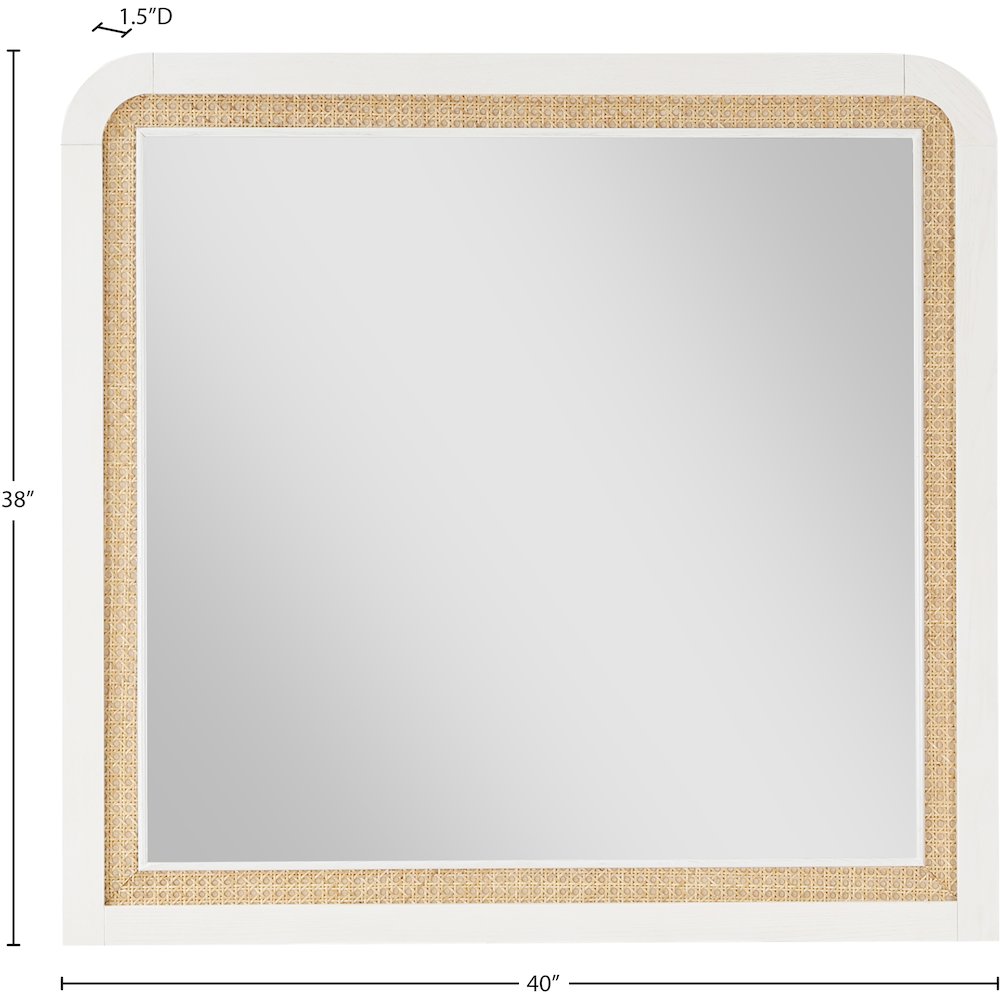 Siena White Mirror