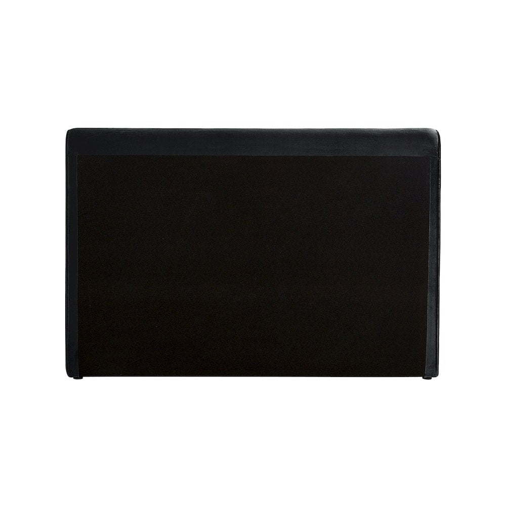 Sloan Black Velvet King Bed