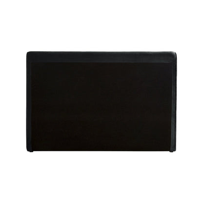 Sloan Black Velvet King Bed