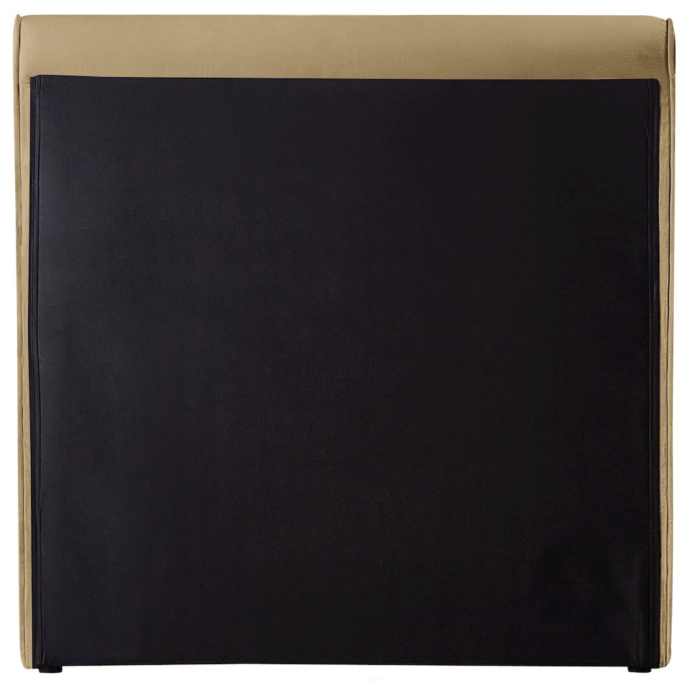 Sloan Camel Velvet Twin Bed