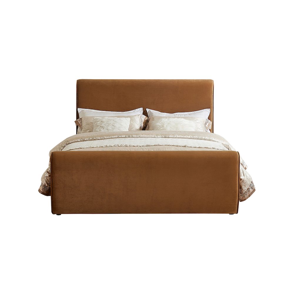 Sloan Saddle Velvet King Bed