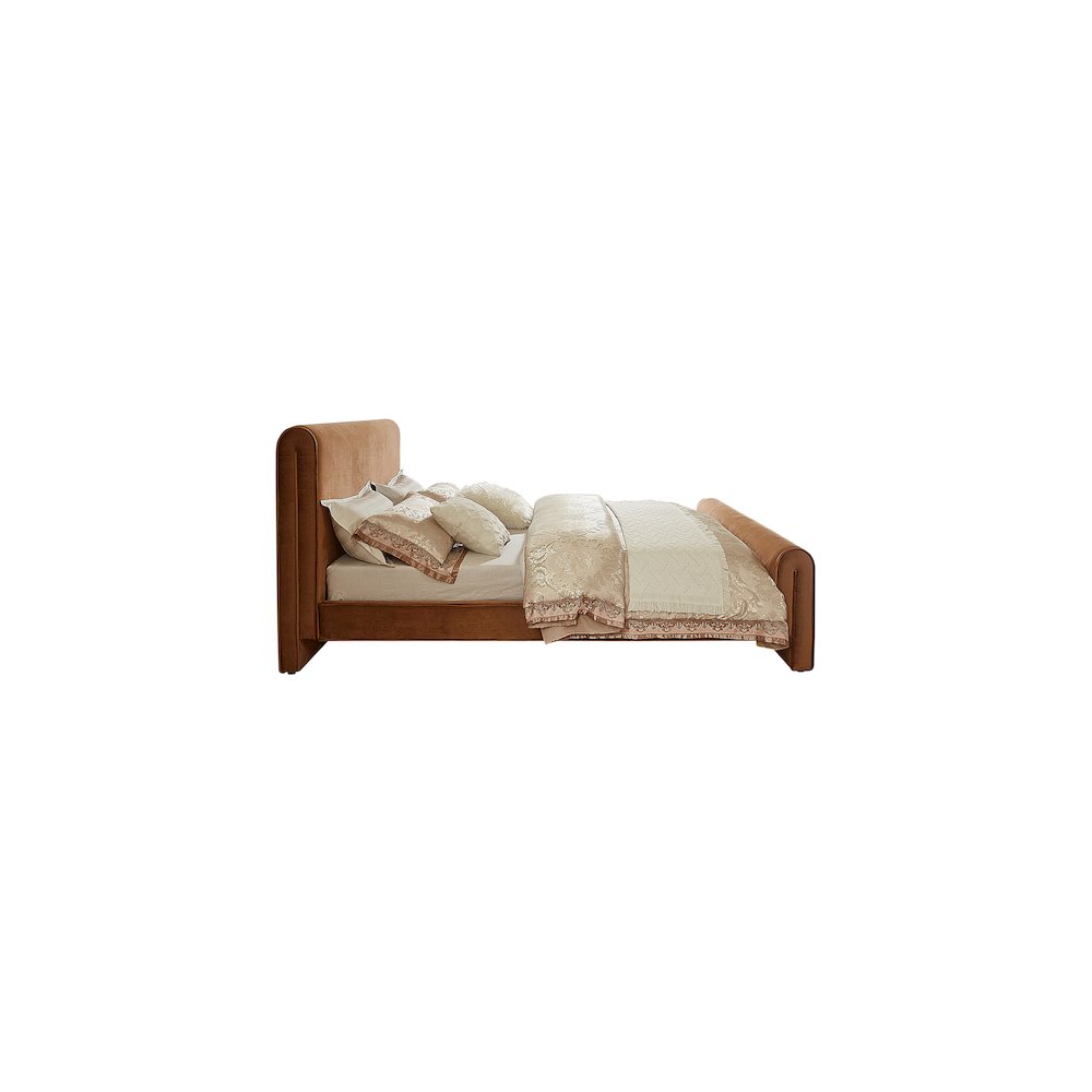 Sloan Saddle Velvet King Bed