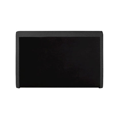 Stylus Black Boucle Fabric Queen Bed