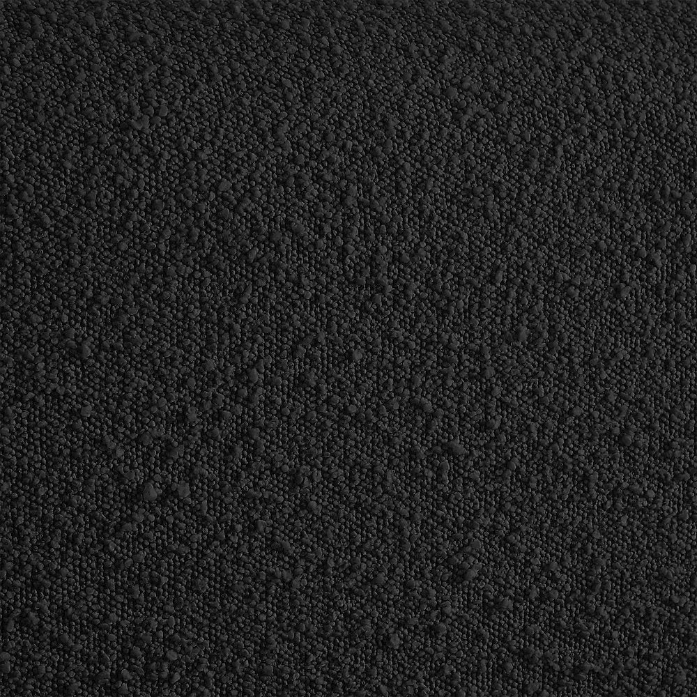 Stylus Black Boucle Fabric Queen Bed