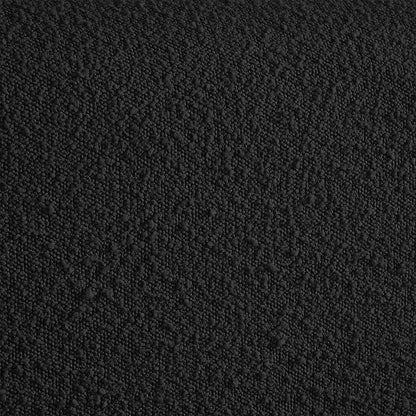 Stylus Black Boucle Fabric Queen Bed