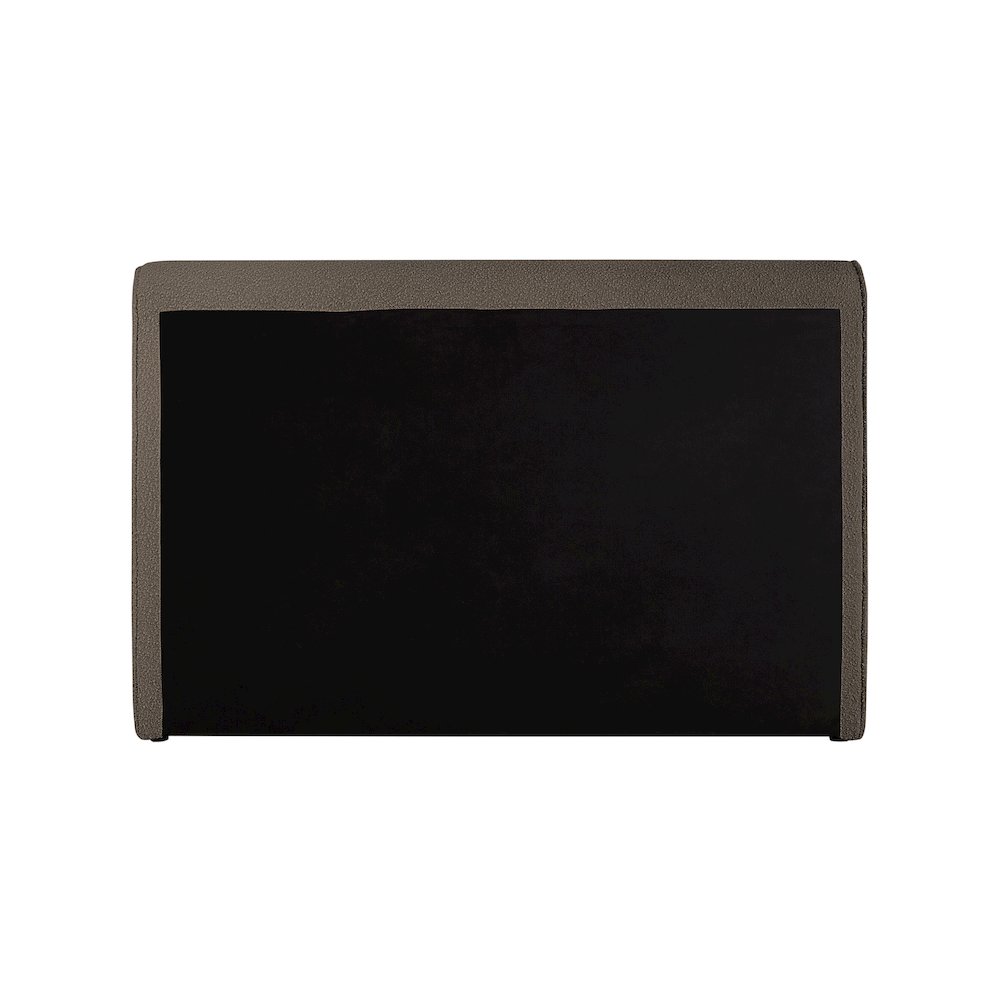Stylus Brown Boucle Fabric Queen Bed