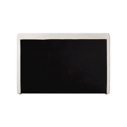 Stylus Cream Boucle Fabric Full Bed