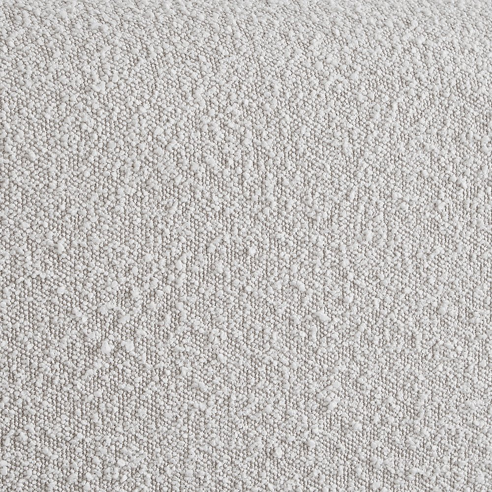Stylus Cream Boucle Fabric Twin Bed