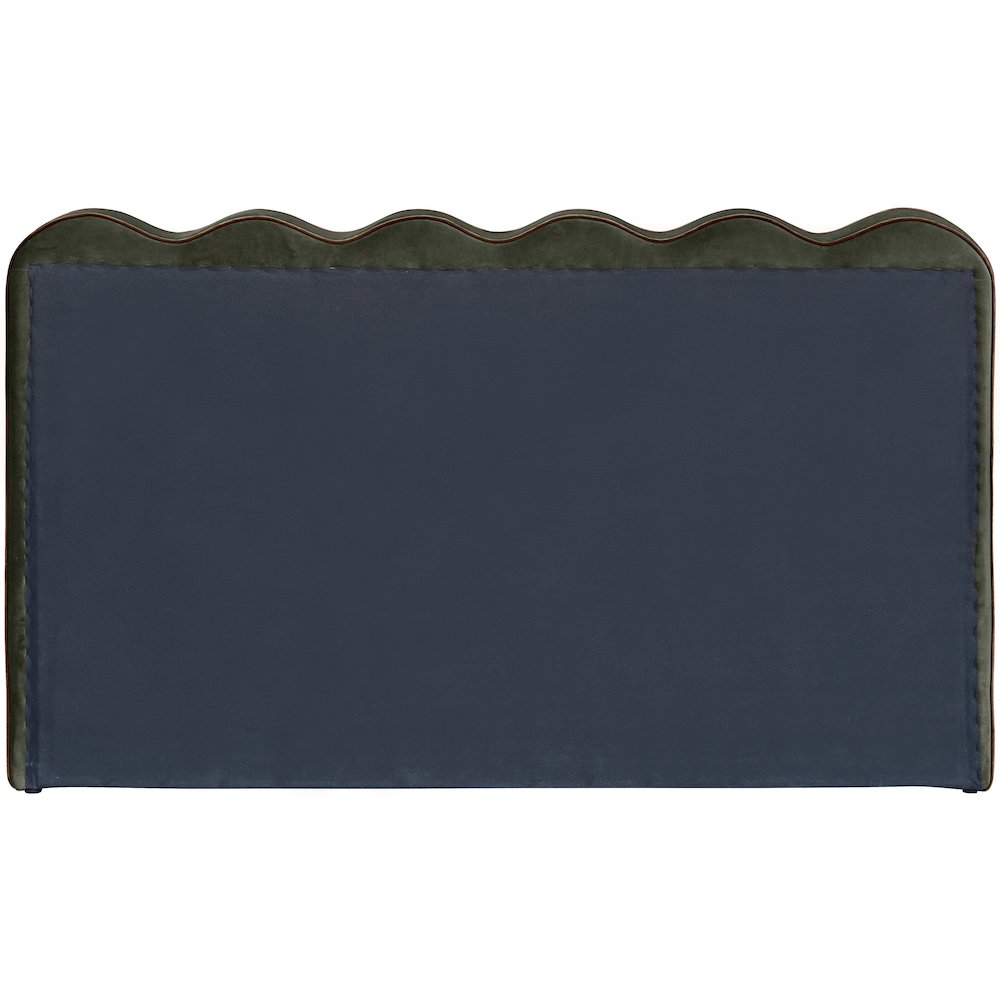 Tempo Green Velvet Upholstered King Bed