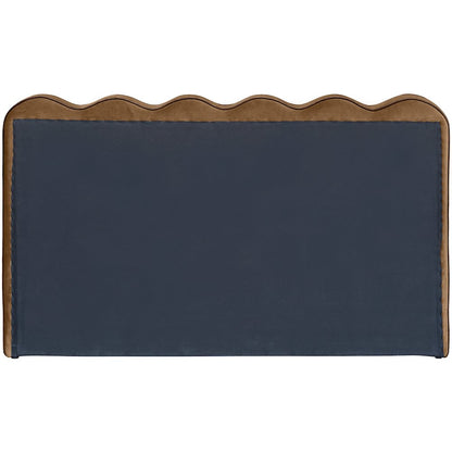 Tempo Saddle Velvet Upholstered Queen Bed