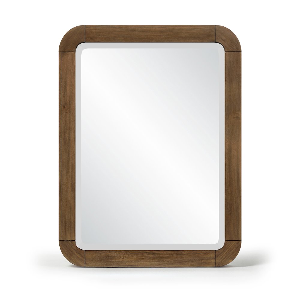 Tiberio Brown Solid Wood Mirror