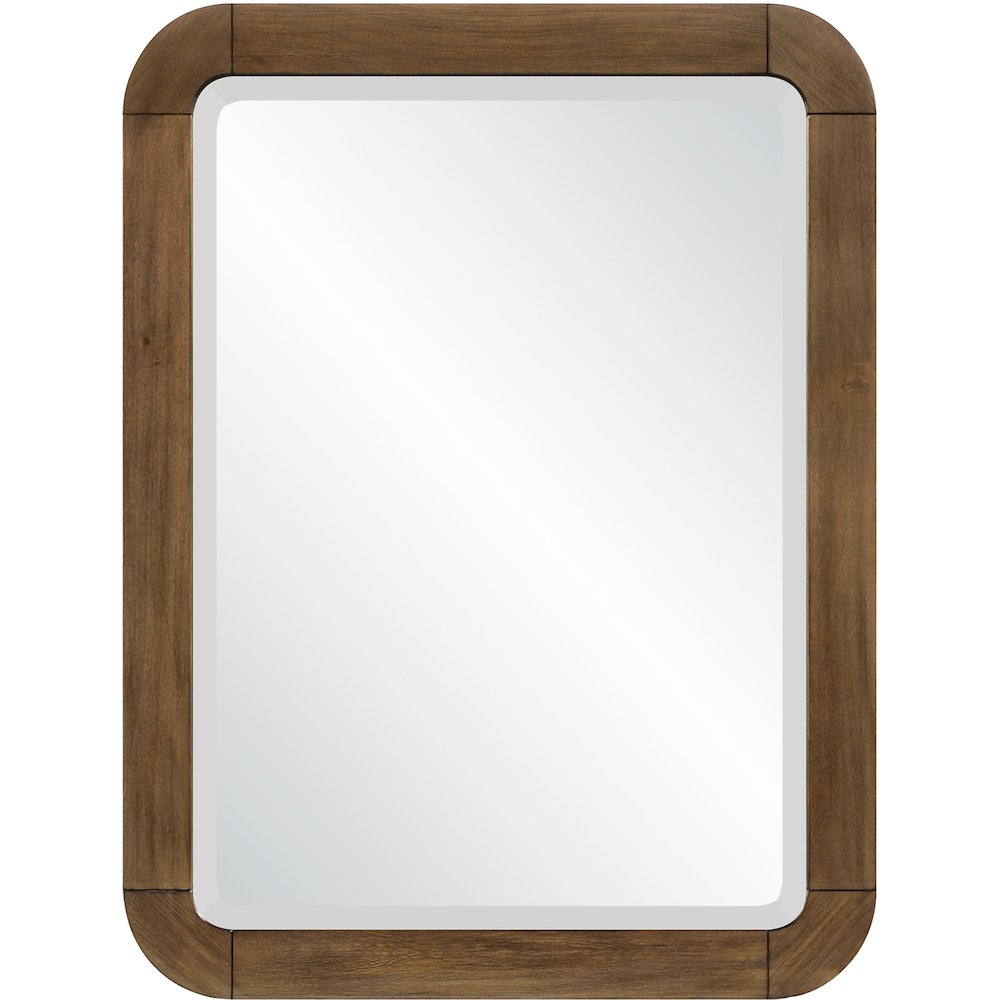 Tiberio Brown Solid Wood Mirror